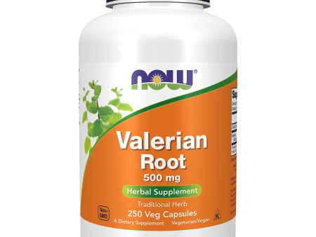 Ahora Alimentos, Raíz de Valeriana, 500mg, 100 Cápsulas vegetarianas, Probado en Laboratorio, Vegetariano, Sin Soja, Sin Gluten, Sin OGM Embalaje Deteriorado Supply