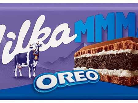 Tableta de Chocolate Milka MMMAX Oreo con Relleno de Vainilla on Sale