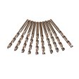 Lote de 10 brocas helicoidales de acero rápido M35 HSS o cobalto para taladros métricos de alta velocidad 6 mm x 93 mm para perforar acero inoxidable y metal Embalaje Deteriorado Online Sale