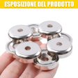 Conjunto de 4 imanes potentes de neodimio con una fuerza de 20 kg con agujero y cápsula, imán de copa fresada con tornillo y almohadillas de acero, ideal para refrigerador, cocina e industria Embalaje Deteriorado Cheap