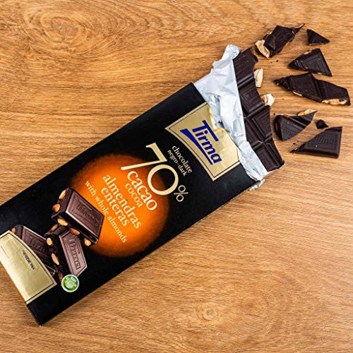 Tirma Chocolate Negro 70% Cacao Con Almendras Enteras - 125 g (Cad: 30 06 2024) Discount