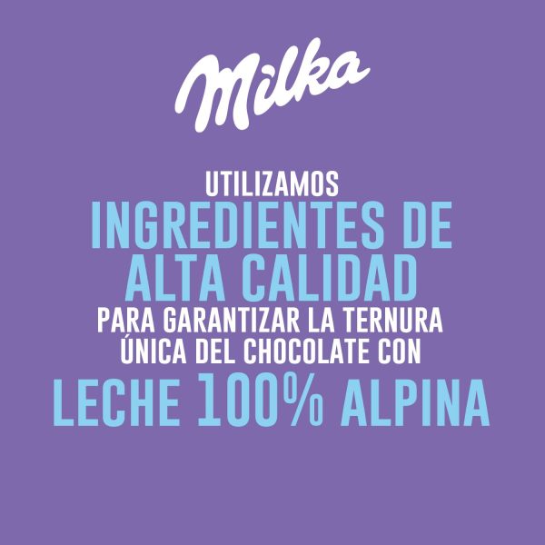 Tableta de Chocolate Milka Bubbly con Leche de los Alpes Aireado con Burbujas 90g For Sale