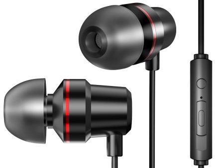 Auriculares intraurales Langbbo con Cable, Color Negro For Cheap