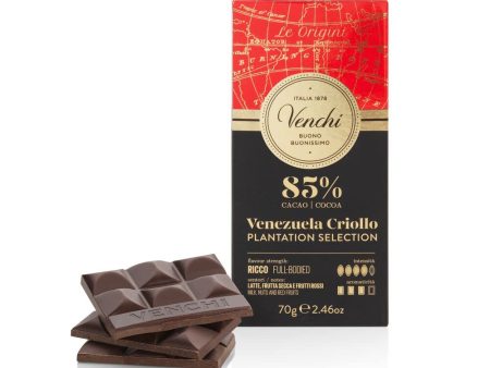 Tableta de Chocolate Negro 85 % de Venezuela - Chocolate de Origen Único - Sin Gluten Online now