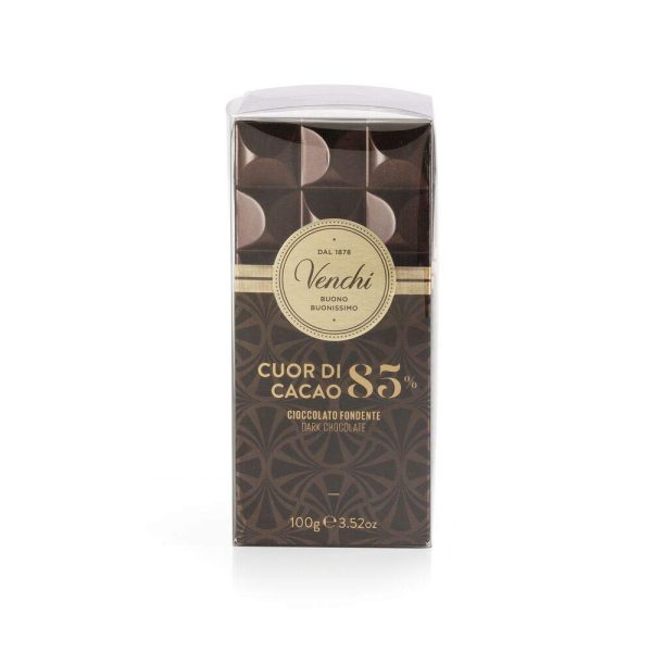 Kit de Tabletas  Cuor di Cacao  85%, 600g - Chocolate negro Centro América del Sur - Sin Gluten - Set de 6 Online Hot Sale