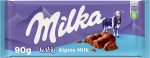 Tableta de Chocolate Milka Bubbly con Leche de los Alpes Aireado con Burbujas 90g For Sale