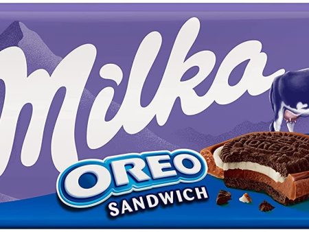 Tableta de Chocolate Milka Oreo con Leche de los Alpes y Crema de Vainilla 92g Cheap