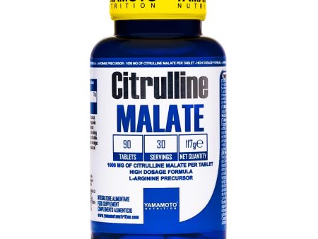 YAMAMOTO NUTRITION Citrulline MALATE 90 tabletas - Suplemento para deportistas Hot on Sale