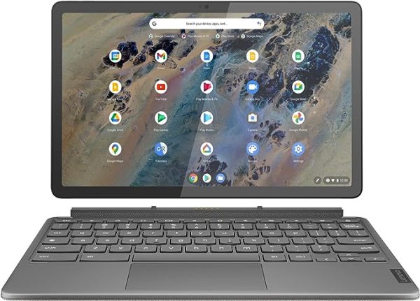 Lenovo Chromebook IdeaPad Duet 3 2 en 1 Tablet | Pantalla táctil de 10,9  2K | Qualcomm Snapdragon 7c Gen 2 | 4GB RAM | 64GB SSD | Gráficos Qualcomm Adreno | Chrome OS | QWERTZ | gris For Discount