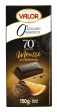 Chocolate Negro Valor 70% Mousse de Naranja Sin Azúcares Añadidos - Tableta de 150 Gramos Sale