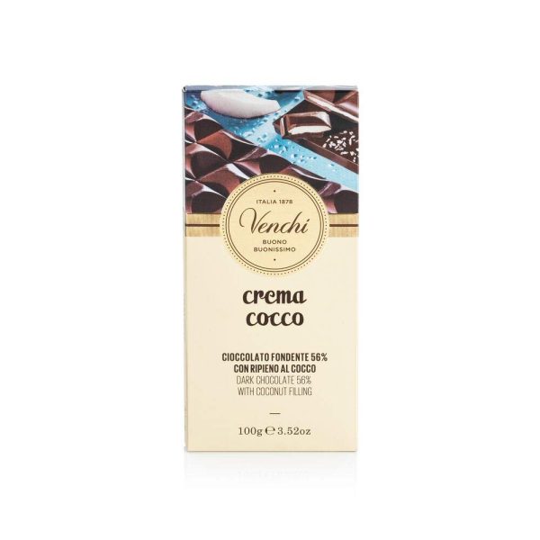 Tableta de Chocolate Negro con Relleno de Coco - Sin Gluten For Discount