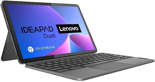 Lenovo Chromebook IdeaPad Duet 3 2 en 1 Tablet | Pantalla táctil de 10,9  2K | Qualcomm Snapdragon 7c Gen 2 | 4GB RAM | 64GB SSD | Gráficos Qualcomm Adreno | Chrome OS | QWERTZ | gris For Discount