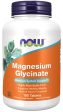 Now Foods, Magnesium Glycinate, 200mg Magnesio, 180 Tabletas veganas, Probado en Laboratorio, Vegetariano, Sin Gluten, Sin Soja, No GMO Embalaje Deteriorado For Sale