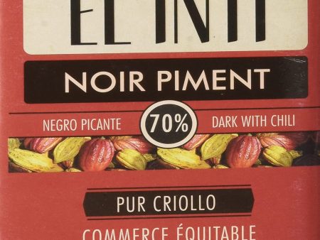 Tableta de Chocolate Picante con 70% de Cacao - 100 gr For Discount