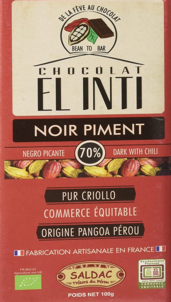 Tableta de Chocolate Picante con 70% de Cacao - 100 gr For Discount