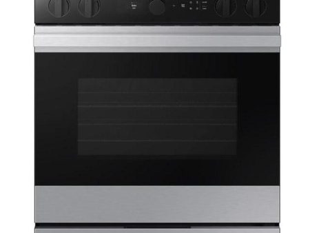 Samsung 6.3 cu. ft. Bespoke Smart Slide-In Electric Range NSE6DG8500SR AC Online